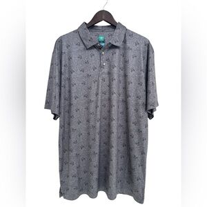 Pro Tour Coolplay Men's Golf Cart Printed Golf Polo Shirt